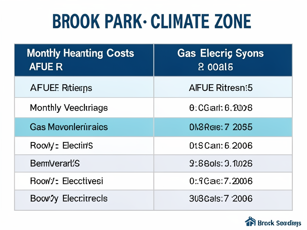 Comparing the Long Term Costs of Electric and Gas Heating in Brook Park